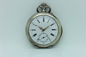 ANTIQUE ORIGINAL HANDMADE SILVER QUERTER REPETEAR BIG POCKET WATCHES