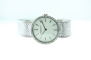 Vintage Women's Audemars Piguet 18kt WG Watch w/ Diamond-Encrusted Bezel