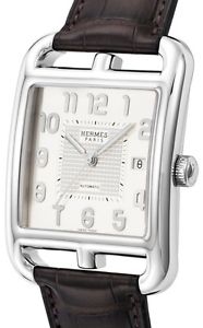 HERMES Cape Cod Alligator Leather Watch CD6.710.220/MHA f/Japan 2 Years Warranty