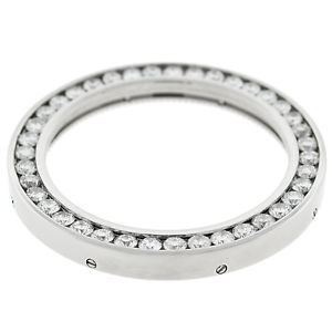 Bisel de Reloj Breitling Super Avenger A133710 de Acero con Diamantes de 5.5q