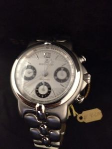Bertolucci Vir Watch Stainless Steel White Dial New 664 Chrono Automatic