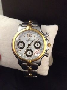 Bertolucci Automatic Chrono Gold Steel 654 New White Dial