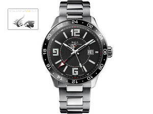 Ball Engineer Master II Pilot GMT Watch, Ball RR1201, Black, Steel bracelet,