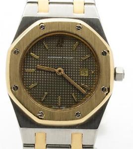 Audemars Piguet Royal Oak Steel & 18K Gold Quartz Lady Watch on 2 tone bracelet