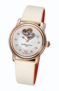 Frederique Constant Damen Automatikuhr Heart Beat mit Diamanten