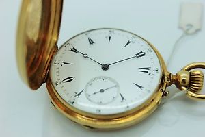 ANTIQUE ORIGINAL PERFECT 18K GOLD HANDMADE OTTOMAN AMAZING POCKET WATCHES