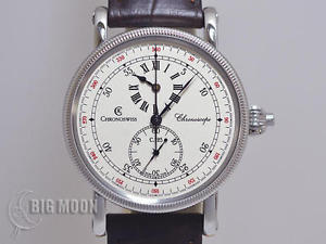 Authentic CHRONOSWISS CHRONOSCOPE Regulator Chronograph Scope Wristwatch Watch