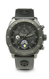 Armand Nicolet NERO Complete Calendar & Cronograph mit Mondphase T618N-NR-G9610