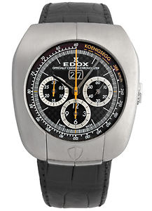 Edox Koenigsegg Titanio Cronometro Cronografo -limitata Edizione- 45002 3 NIN