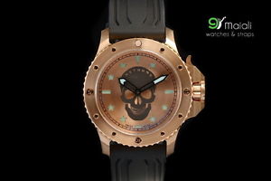 [NEW] Nethuns N5.3.1.7.01 Sp. Edition Bronze 45mm skull dial watches [15L028-W]