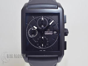 Men's MAURICE LACROIX PT6197 Pontos Rectangular Automatic Full Black Wrist Watch