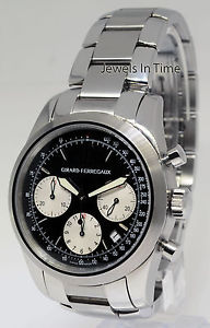 Girard Perregaux Steel Chronograph Mens Automatic Watch Box/Papers 4956 SALE!