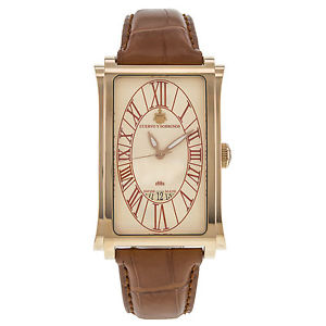 Cuervo Y Sobrinos Habana Prominente 0 1012 18K Rose Gold Automatic Men's Watch
