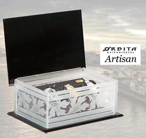 ORBITA Luxury Brand ARTISAN Automatic Watch Winder THREE Winding GLASS Case BOX