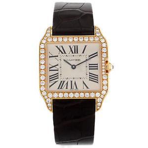 Cartier Santos Dumont WH100351 Fabbrica Diamante 18K Rosa