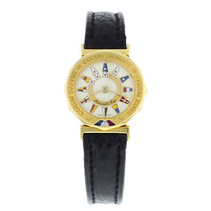 Corum Ammiragli Coppa 18K Oro Giallo 26mm Da donna Orologio Al Quarzo