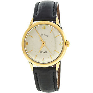 Lord Elgin 25 Jewels 18K Gelbgold Automatik Herren Armbanduhr