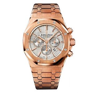 NEW Audemars Piguet Royal Oak Chronograph 18KRG 41mm Watch 26320OR.OO.1220OR.02
