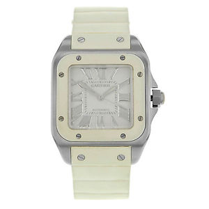 Cartier Santos 100 W20122U2 Acero Inoxidable Automático Reloj Mujer
