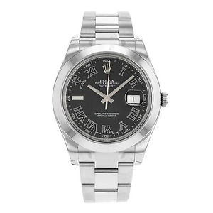 Rolex Datejust II 116300 BKRIO Acero Inoxidable Automático Reloj Hombre