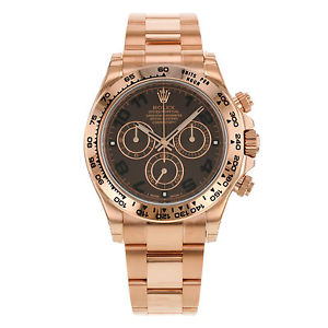 Rolex Daytona 116505 CHO 18K Everose Oro Reloj Unisex Automático