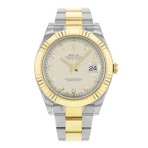 Rolex Datejust II 116333 IDO 18K Oro Amarillo & Automático De Acero Hombres Wach