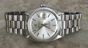 Men's White Gold 1803 Non Quickset President! Rare Watch! Clean Bracelet!