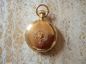 Gold Pocketwatch Favre-Leuba & Co Locle, circa 1900, Date and Moonphase