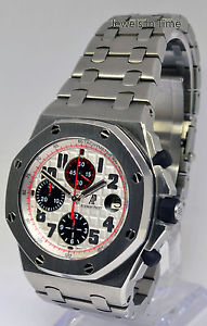 Audemars Piguet Royal Oak Offshore SS Panda Chronograph Watch Box/Papers 26170ST