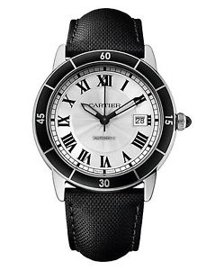 Cartier Redondo Croisiere WSRN0002 Acero Inoxidable Automático Reloj Hombre