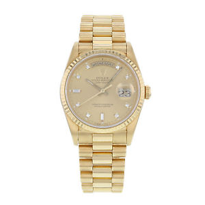 Rolex giorno-data 18238 18K Giallo Oro Automatico Orologio Da Uomo