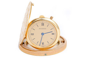 Agassiz 18k Coin Pocket Watch Made From an Actual $20 Gold Coin