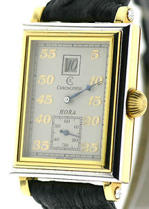 Chronoswiss Hora 750/18k Weißgold Gelbgold, limited Edition 700 Stck. Ref.CH1351