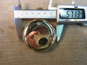 Übergroße GOLD 585 SAVONETTE TASCHENUHR Tavannes Watch Co Top Zust.