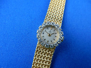EBEL Damen 750 GOLD UHR Handaufzug mit Original Brillant/Kranz /Zertifikat