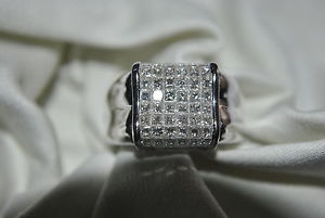 Diamonds band ring 18kt gold invisible setting 100% genuine Made in Italy