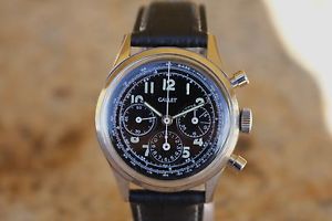 VINTAGE GALLET CHRONOGRAPH MULTICHRON 12H EXCELSIOR PARK - AUTO RACING MILITARY