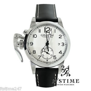 GRAHAM CHRONOFIGHTER 1695 2CXAS.S01A.L17S SILVER DIAL - MENS WATCH