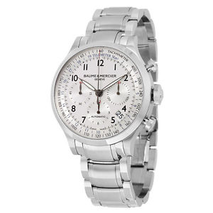 Baume and Mercier Capeland Silver Dial Automatic Mens Watch 10064