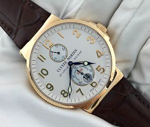 Ulysse Nardin Maxi Marine Chronometer 41mm Rose Gold 266-66