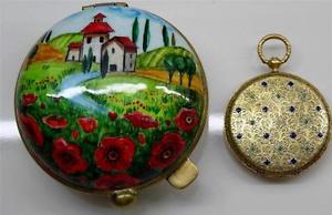Outstanding antique 18k gold&enamel Lepaute a Geneve watch for Chinese market