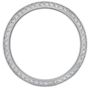 2ct Diamante Acciaio Inox 41 mm Lunetta Per Rolex Datejust II