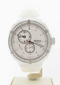 Alpina Avalanche Extreme Regulator AL-650LSSS3AEDC6 White Ceramic Diamond NEW