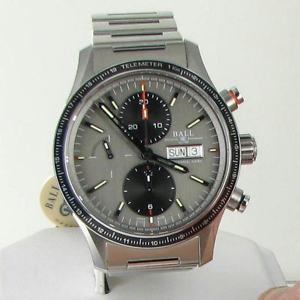 Ball CM3090C-S1J-GY Fireman Stormchaser Chronograph Gray Dial Watch NWT $3499