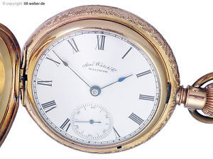 Waltham Taschenuhr "Gold" ca. 1900