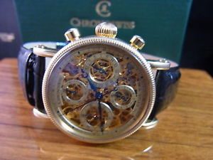 CHRONOSWISS OPUS SKELETON CHRONO Herren Vollgold 750 Automatik + Fullset