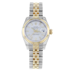 Rolex Datejust 179173 SSJ Acciaio & 18K Giallo Oro Automatico Orologio Da Donna