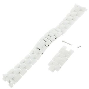 Chanel J12 Cerámica Blanca Correa De Reloj para 41 mm reloj Modelos
