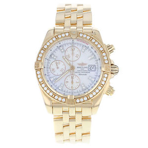 Breitling Chronomat Evoluzione H13356 Diamante Incastonato Acciaio