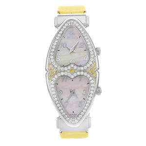 Jacob & Co. Coeur pour coeur Deux Fuseau Horaire 2.12 Carat Diamant Quartz